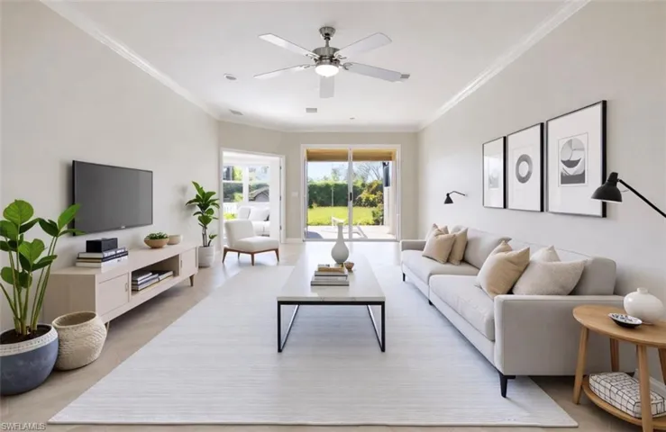 AI Generated Decor and Ceiling Fan (New Ceiling Fan was installed - pictured is a different one).