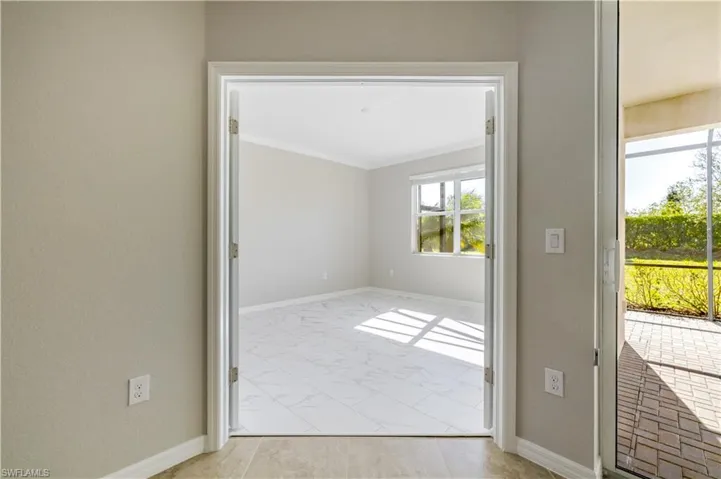 Double Doors leading into Primary Bedroom