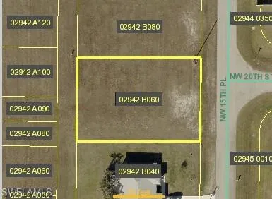 Aerial view of property's location