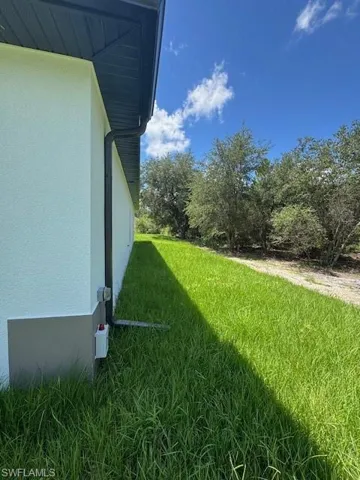 View of right side green lawn