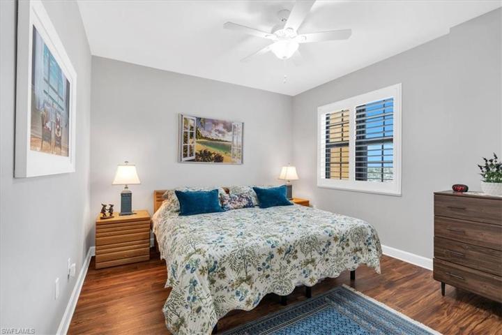 Guest Bedroom 2 with views of Cape coral canals and beautiful sunsets.