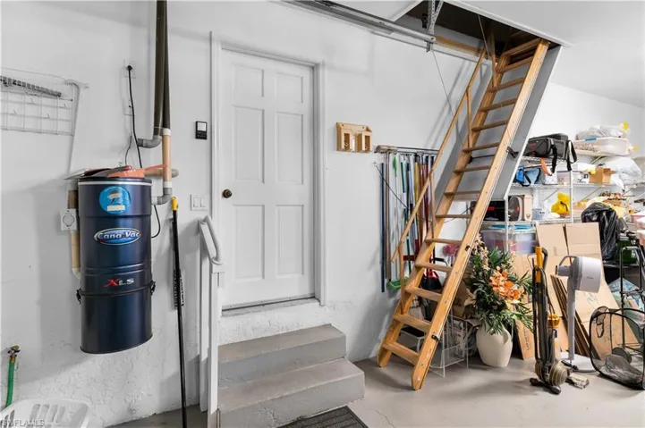 Garage air-conditioned storage