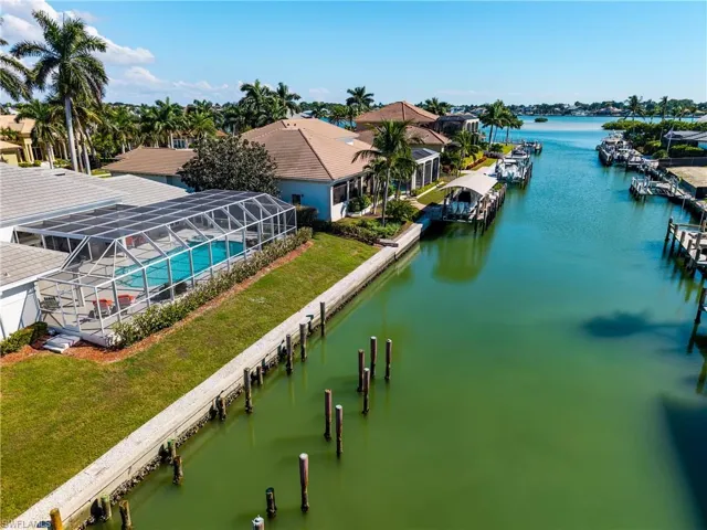 Back of home and Canal to Roberts Bay and Gulf of America
