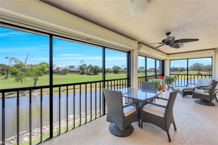Keystone finish, Electric Hurricane Shutters, Perfect to Scale Lanai Furnishings.
