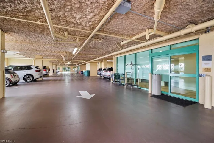Covered garage entry