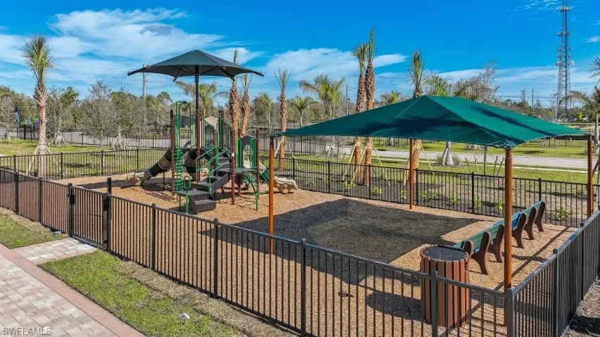 View of jungle gym