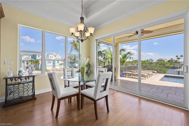 Dining area with a view