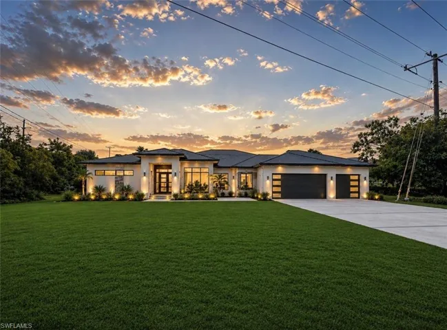 AI rendering of a potential home on the lot for visual purposes to help buyers envision the property’s potential