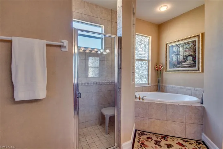 Primary Bathroom with Jetted Tub