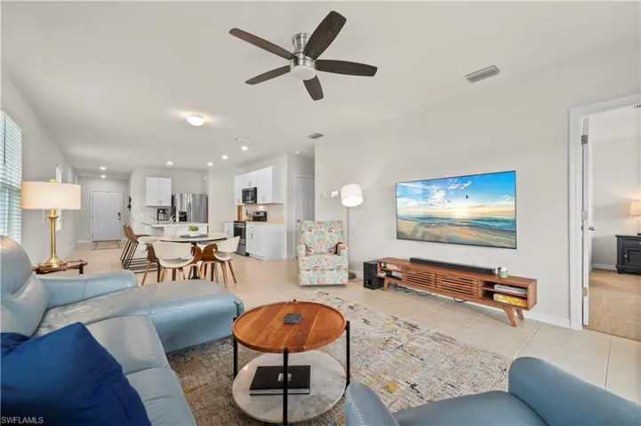 View of Great room from rear of home