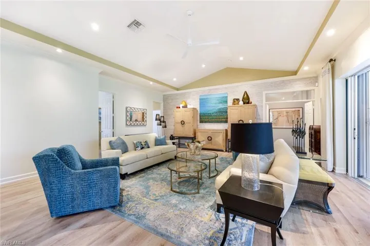 View of living room from the kitchen...PERFECT from EVERY angle....