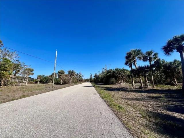 View of asphalt road