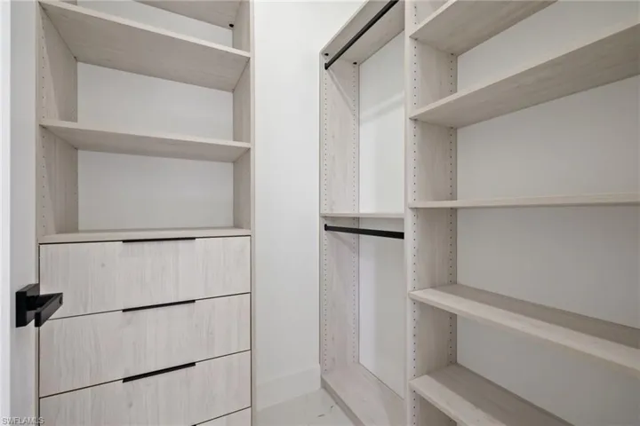 View of spacious closet