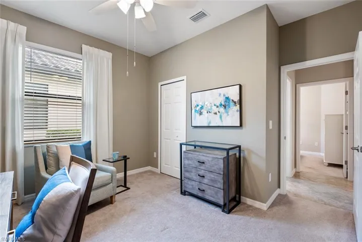3rd bedroom used as home office
