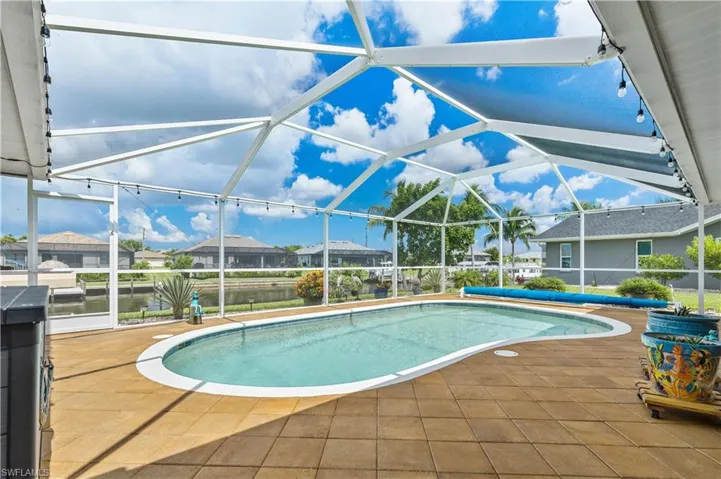 Pool area with a view