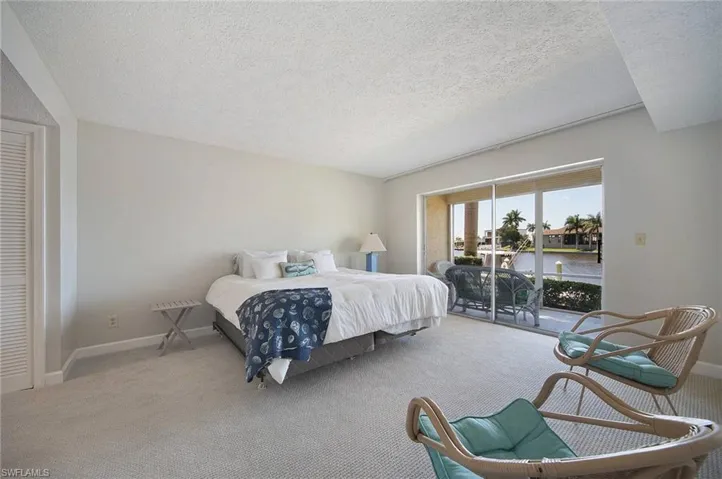 Generous Space for Primary Bdrm Suite overlooking Lanai, Dockage and Gulf Access Intersecting Canals
