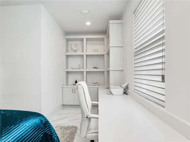 View of tiled bedroom