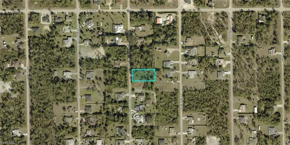 Map / location with property boundaries highlighted