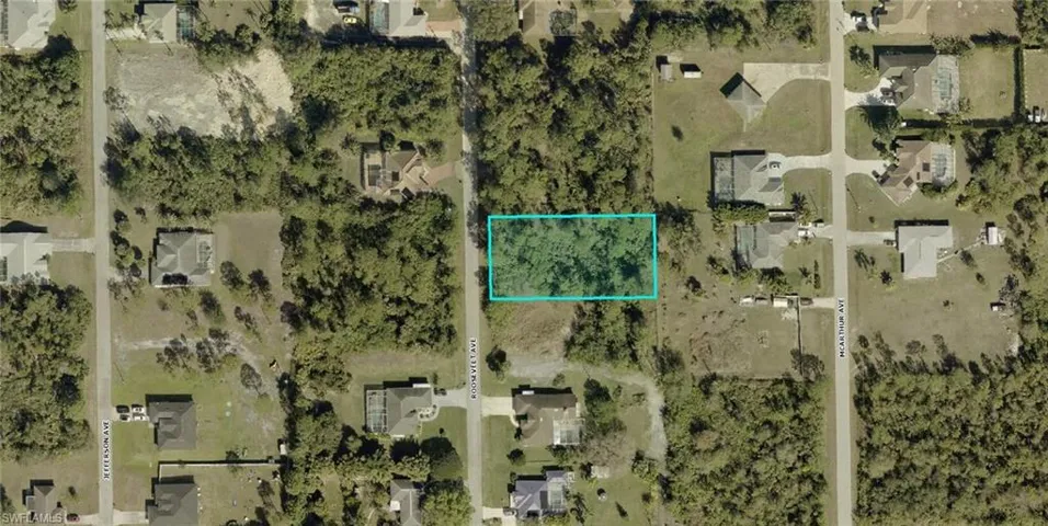 Map / location with property boundaries highlighted