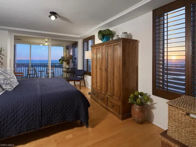 Sunset views from Master Bedroom