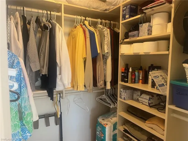 Walk-In Closet in Primarcy Bedroom