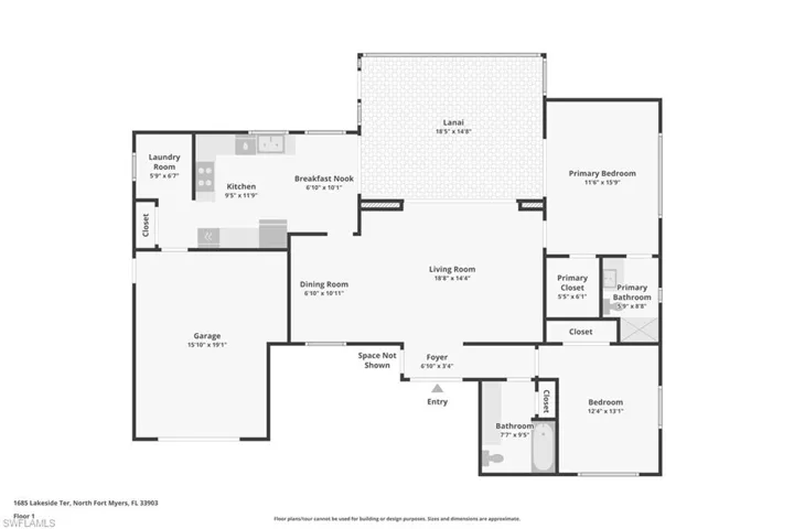 1685  Lakeside  TER, North Fort Myers, FL 33903