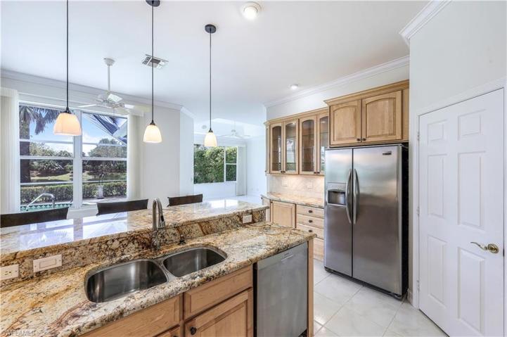 Stainless appliances and walk-in pantry