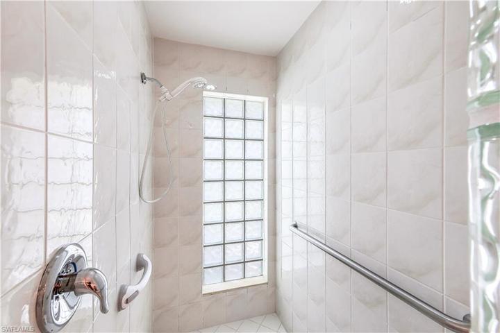 Master shower