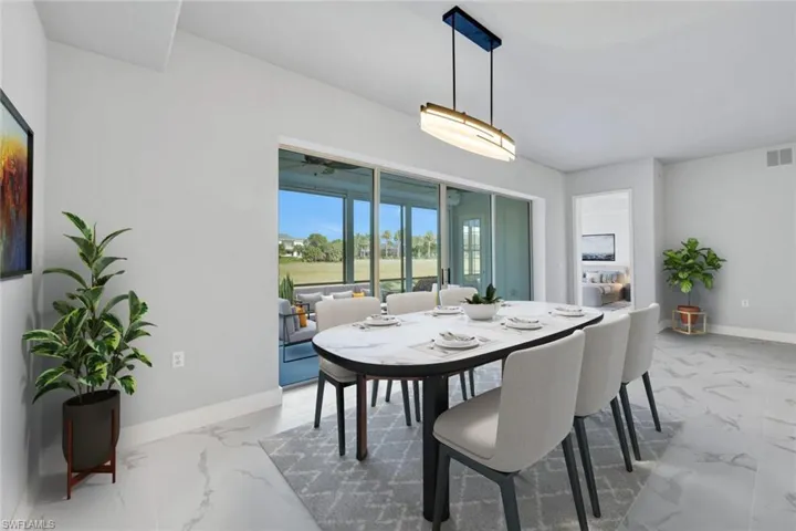 **VIRTUALLY STAGED DINING ROOM**