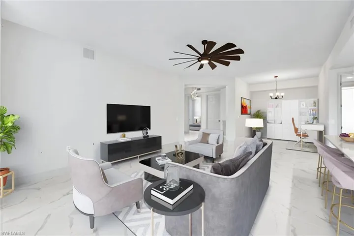 **VIRTUALLY STAGED FAMILY ROOM**