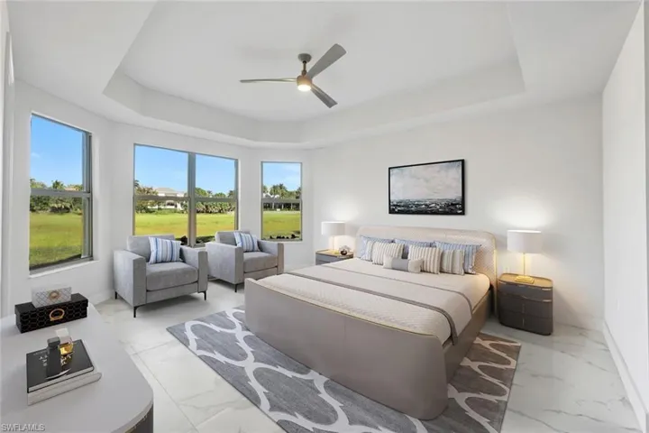 **VIRTUALLY STAGED MASTER BEDROOM**
