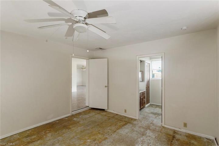 Main bedroom and ensuite bathroom need flooring. The current flooring in these two spaces are concrete.