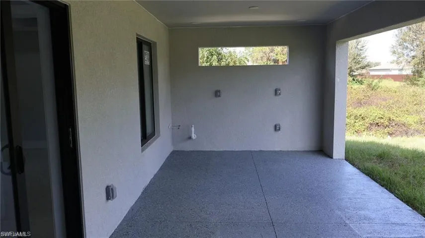View of patio