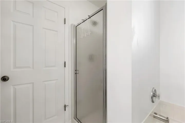 Bathroom with walk in shower