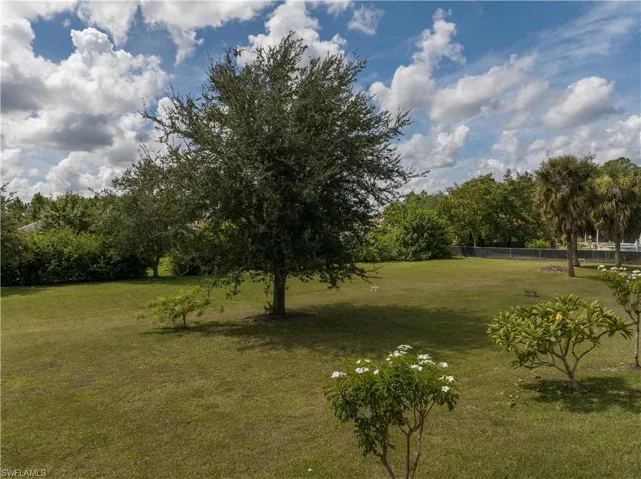 View of lush backyard - simply beautiful
