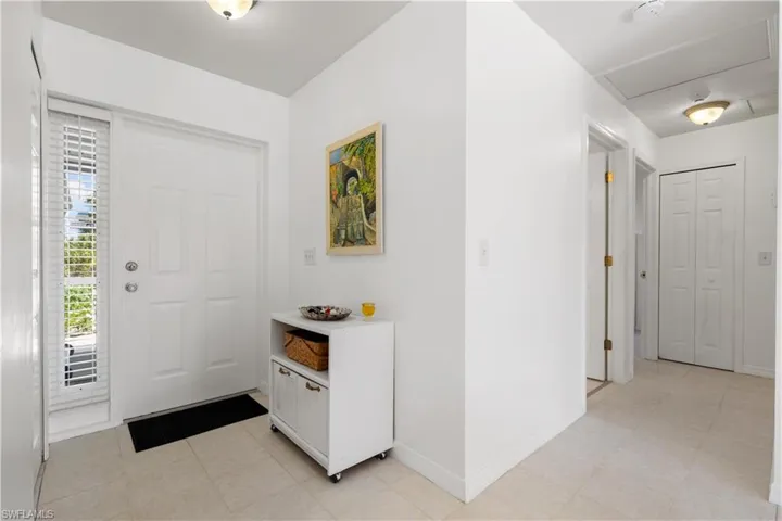 View of foyer entrance
