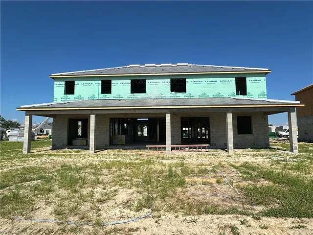 View of back of property