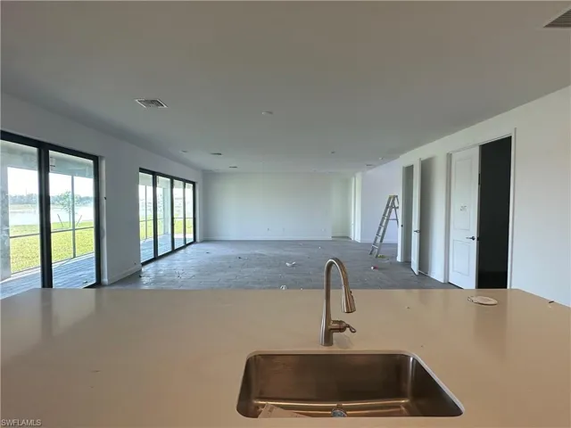 Kitchen with sink