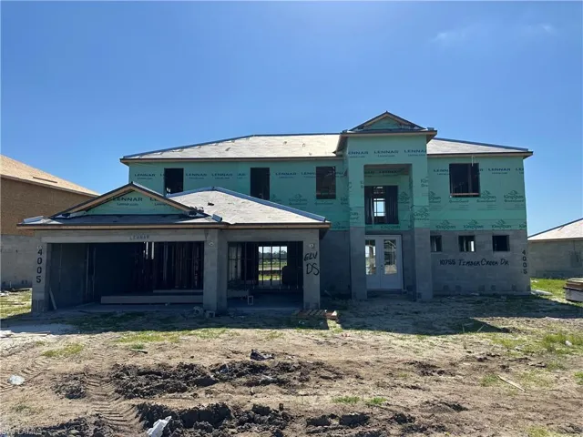 View of property under construction