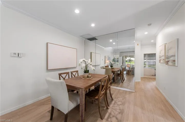 Dining area, hall to Guest room