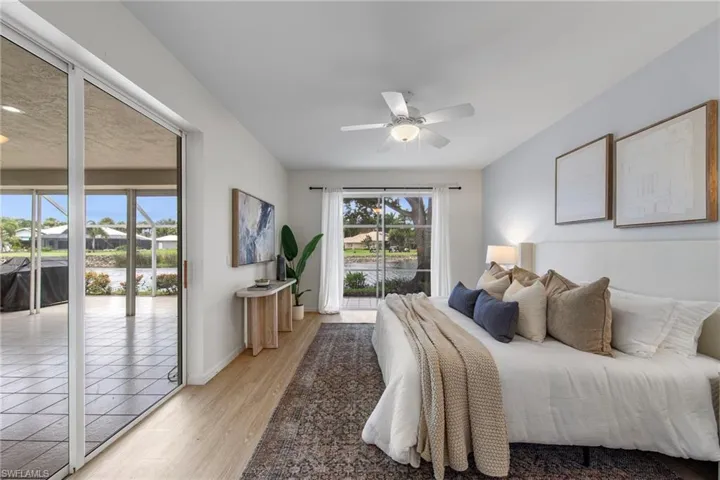 Primary suite has direct assess to lanai