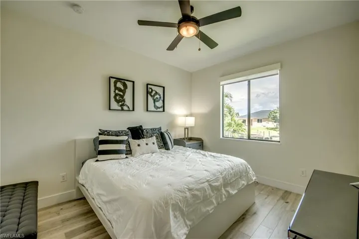 Rear Guest Bedroom with walk-in Closet