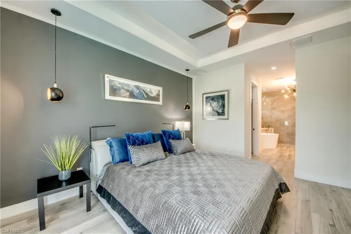 Owners Suite with dual closets