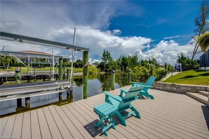 Boat Dock sitting area