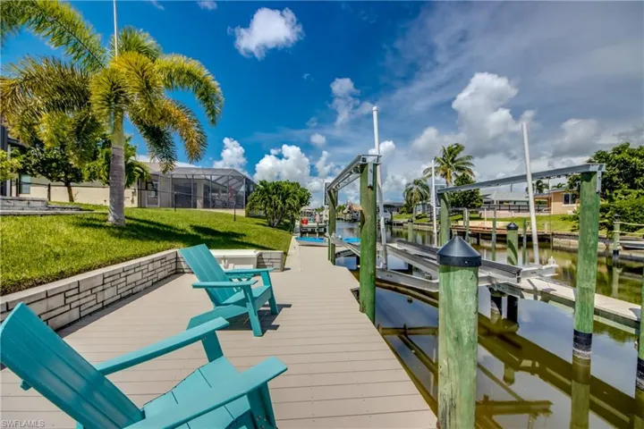 Boat Dock sitting area