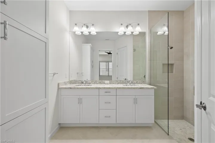 Master Bathroom with Dual Sink Vanity