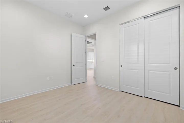 Guest Bedroom with Large Closet Space
