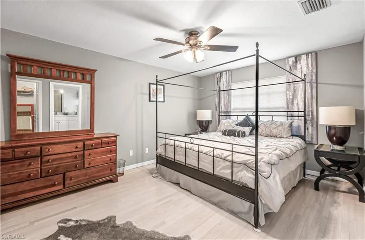 Master Bedroom - lovely wood floors