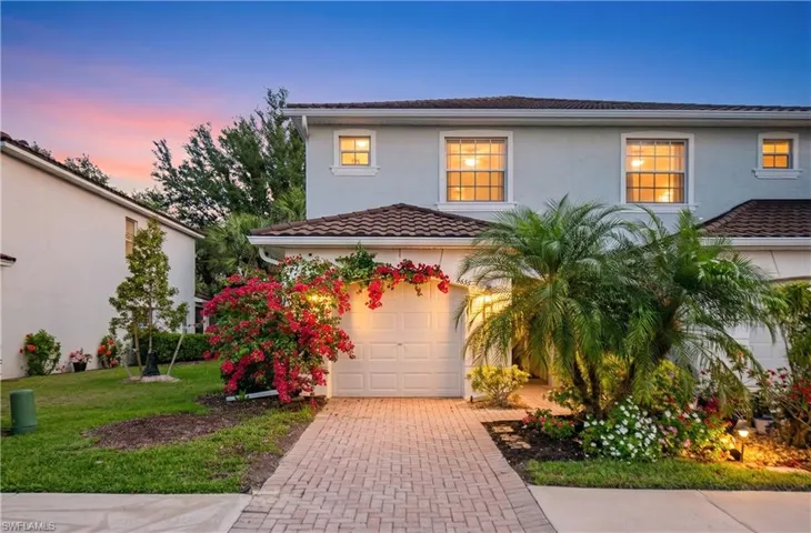 Lovely landscaping makes this unit so attractive.