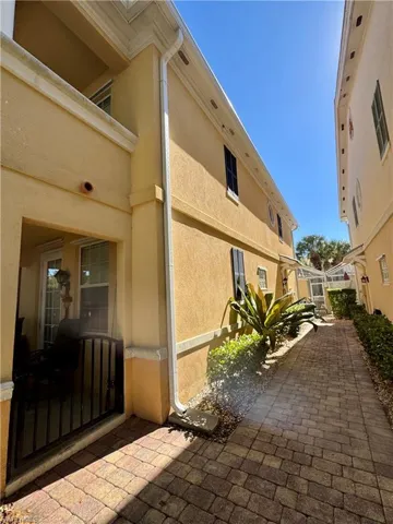 View of property exterior featuring stucco siding